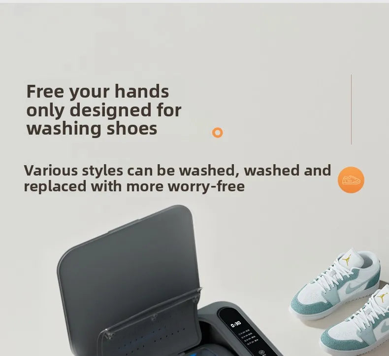 Shoe Washing Machine Automatic Shoe Brushing Machine Roller Type Household Shoe Washing Artifact Small Sock Washing
