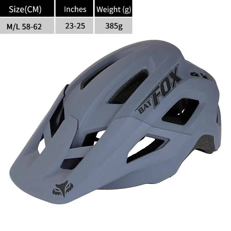 BATFOX Bike Helmet Overall Molded Mountain Road Helmet Ultralight Men Bicycle Cycling Equipment DH AM Casco Ciclismo Bicicleta