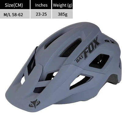 BATFOX Bike Helmet Overall Molded Mountain Road Helmet Ultralight Men Bicycle Cycling Equipment DH AM Casco Ciclismo Bicicleta