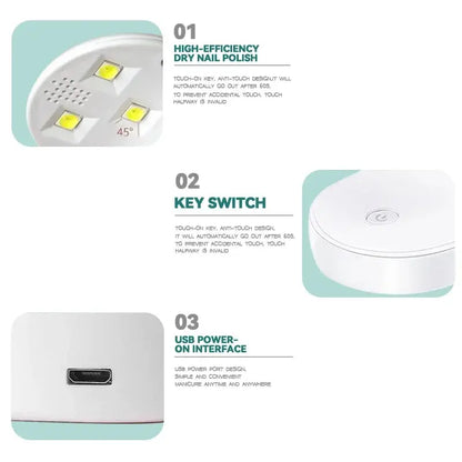 NAILPOP Small Nail Lamp Dryer UV LED USB Lamp Reseller