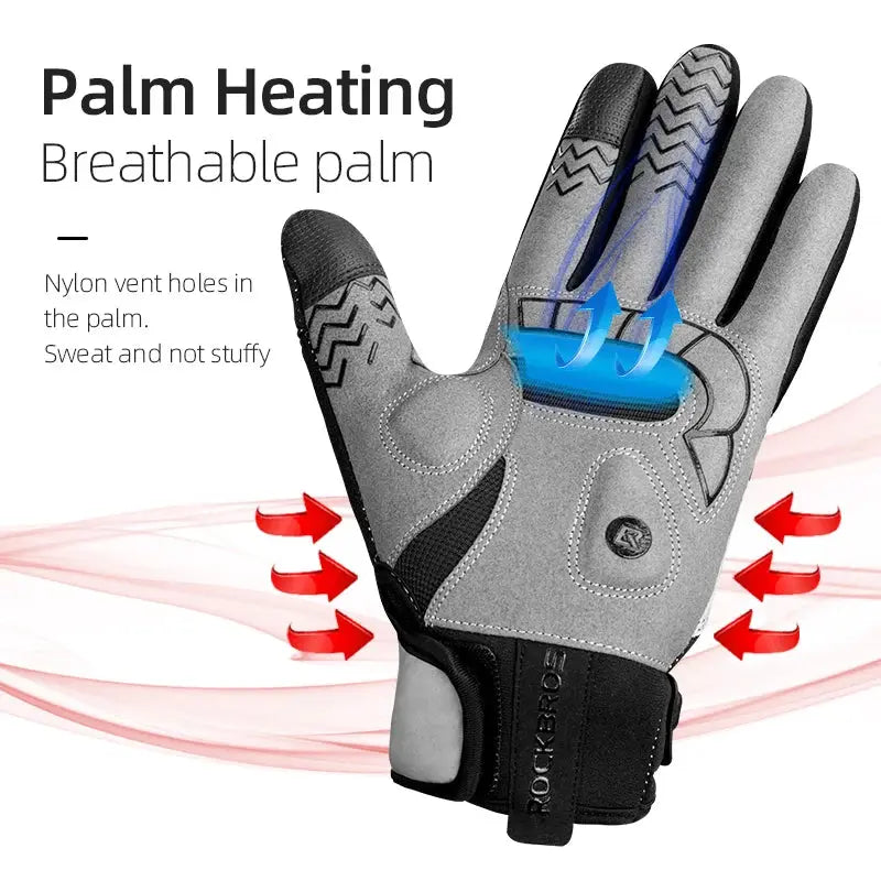 ROCKBROS Winter Heated Gloves Women Men's Reseller