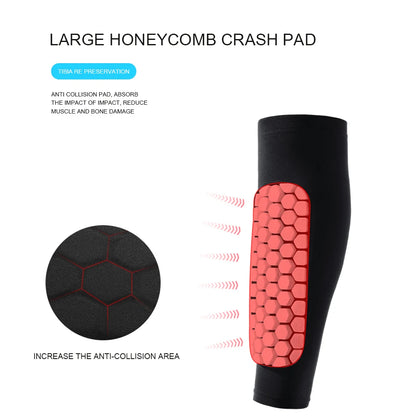1/2Pcs Sports Soccer Shin Guard Pad For Kids Sleeve Sock Leg Support Football Compression Calf Sleeve Shinguard For Adult Teens