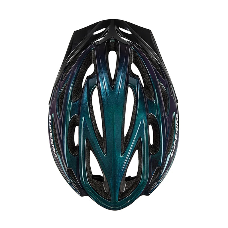 SUPERIDE Ultalight Cycling Helmet with Magnetic Googles & Sun Visor Men Women In-mold Road Bike MTB Bicycle Helmet