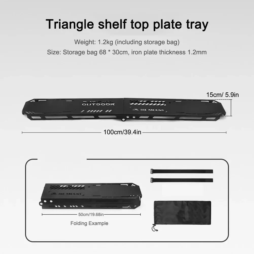 Foldable Camping Tripod Top Plate High Strength Reseller