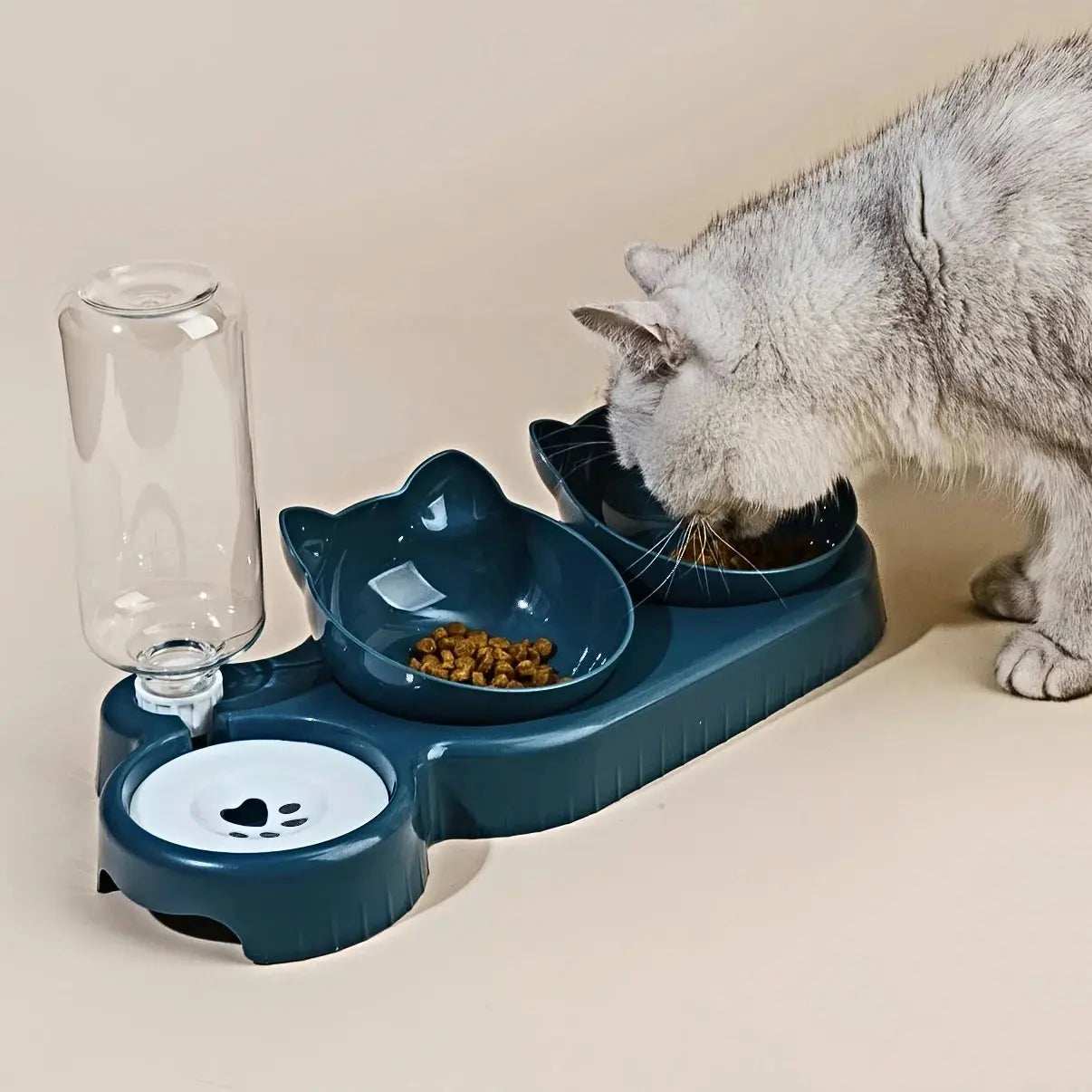 Pet Bowls With Water Feeder, 3 In 1 Ear Design Reseller