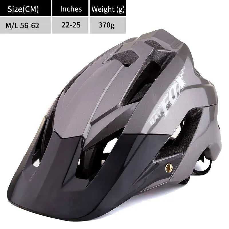 BATFOX Bike Helmet Overall Molded Mountain Road Helmet Ultralight Men Bicycle Cycling Equipment DH AM Casco Ciclismo Bicicleta