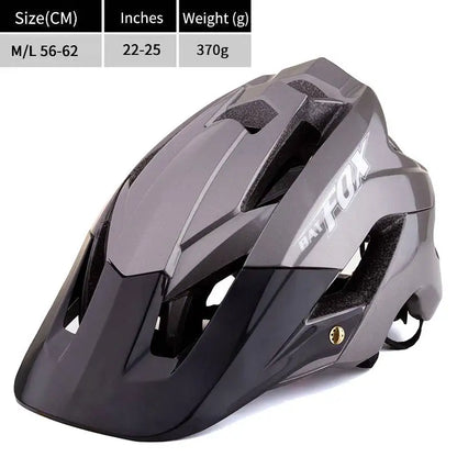 BATFOX Bike Helmet Overall Molded Mountain Road Helmet Ultralight Men Bicycle Cycling Equipment DH AM Casco Ciclismo Bicicleta
