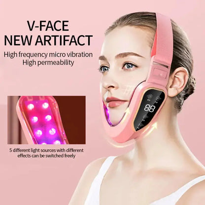 LED Photon Therapy Facial Slimming Vibration Massager Reseller