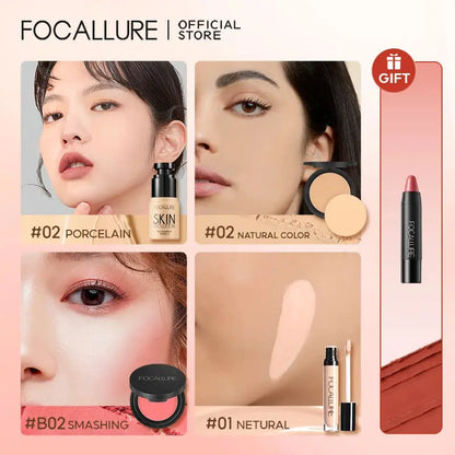 FOCALLURE 4 Pcs Makeup Set Primer Liquid Reseller