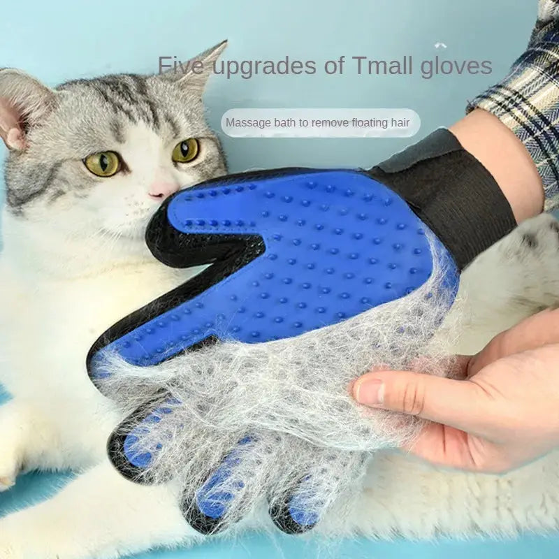 Silicone Pet Grooming Gloves Cats Hair Brush Reseller