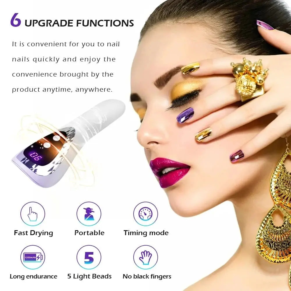 LINMANDA Handheld UV LED Nail Lamp USB Rechargeable Reseller