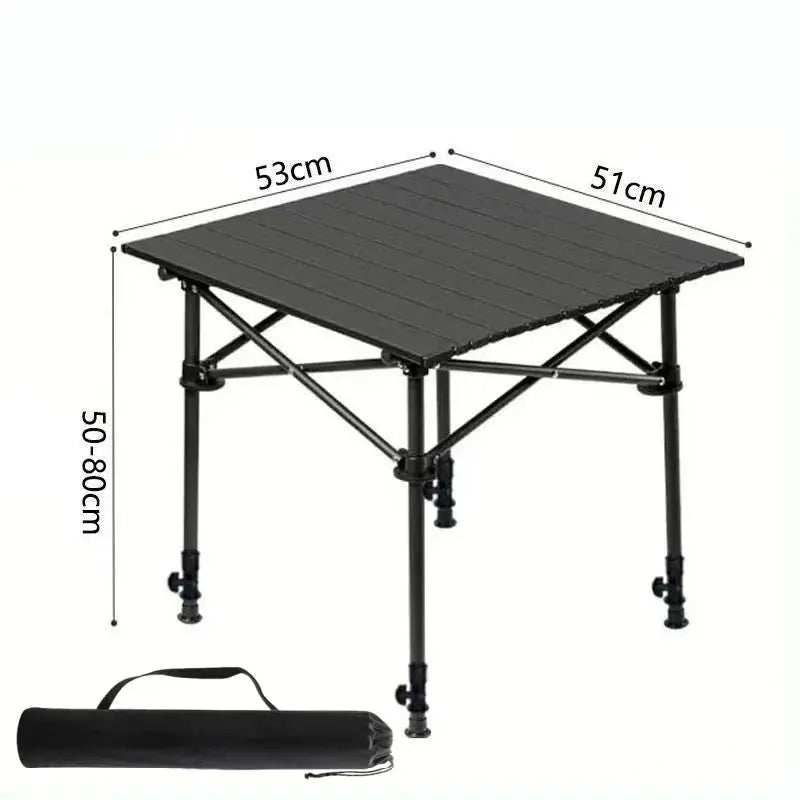 Adjustable Height Camping Table All-terrain Outdoor Reseller