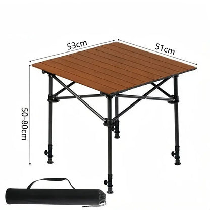 Adjustable Height Camping Table All-terrain Outdoor Reseller