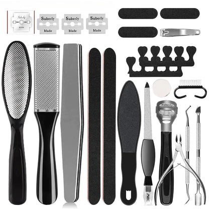 8/10/23PCS Pedicure Foot File Professional Rasp Heel Grater Hard Dead Skin Callus Remover Pedicure Foot Care Tools household