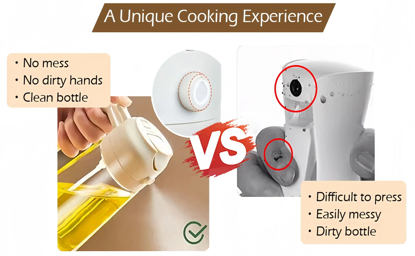 1-2PCS 2in1 Spray Oil Dispenser Oil Jar Cruet BBQ 500ml Plastic Spray Sprayer Bottle Kitchen Baking Roasting Picnic Kitchen Tool