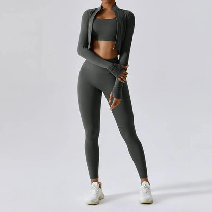 3PCS Yoga Set Women Workout Sets Sportswear Reseller