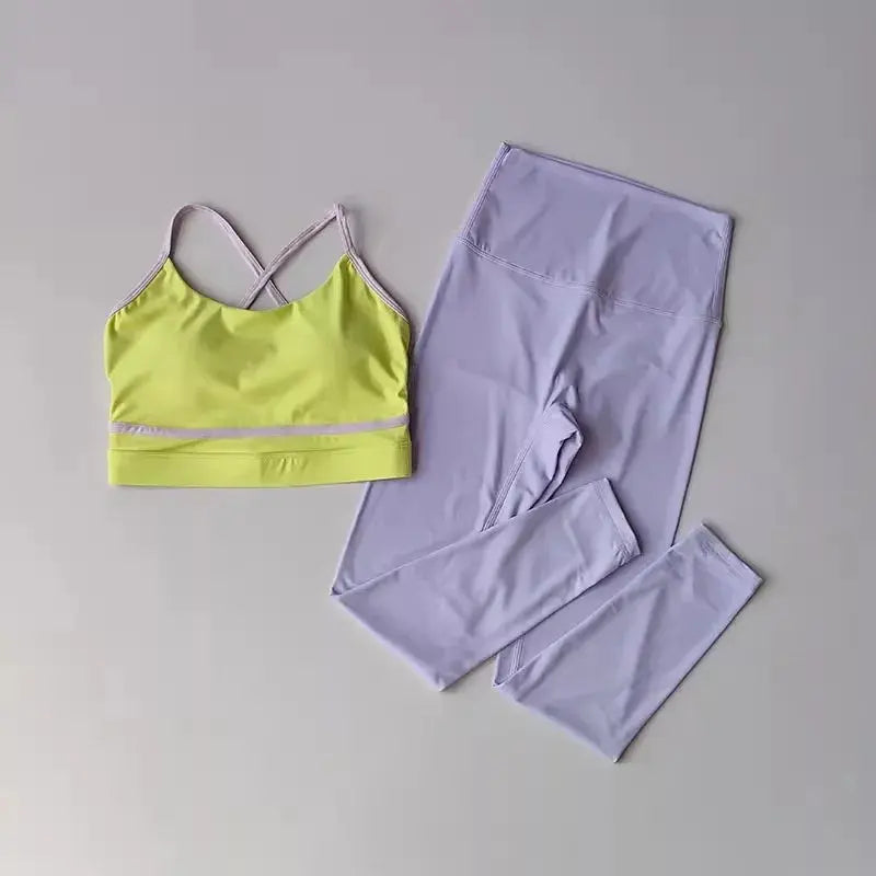 Women's Yoga Set Workout Set 2 Piece High Waist Reseller