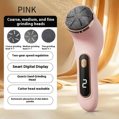 USB charging electric foot polisher, for polishing thick skin on the soles of the feet, portable foot grinder