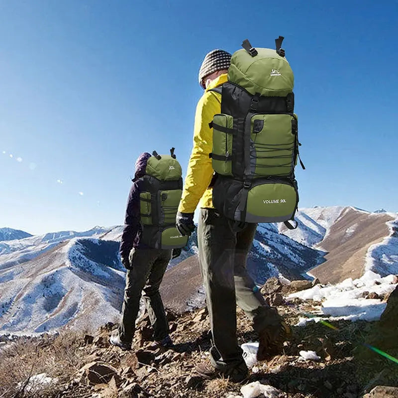 Large 90L Travel Bag Camping Backpack Hiking Army Reseller