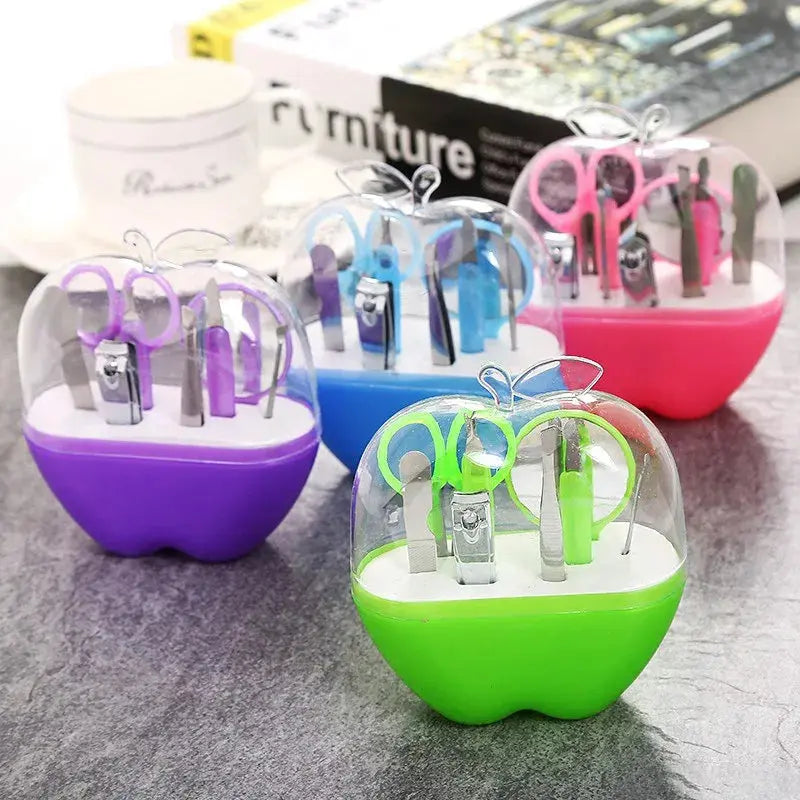 8pcs Apple Shape Nail Manicure Set Pedicure Tools Reseller