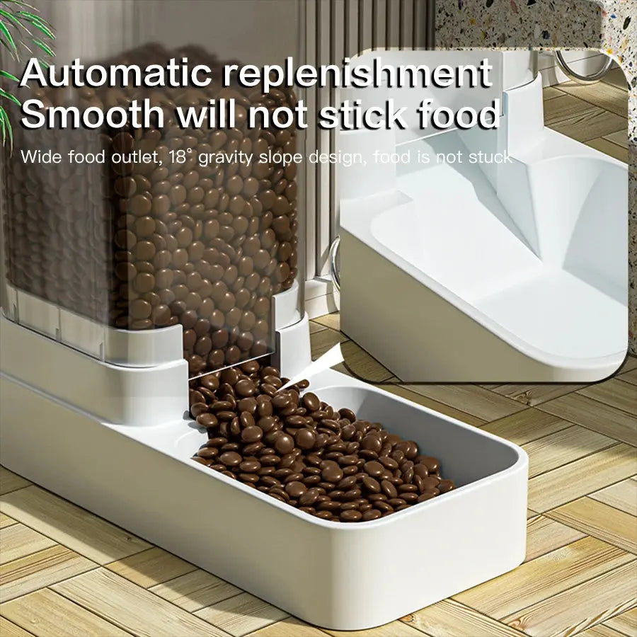 Automatic Cat Feeder & Water Dispenser  Food Storage Reseller