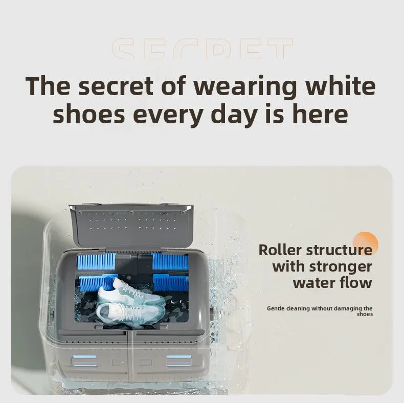 Shoe Washing Machine Automatic Shoe Brushing Machine Roller Type Household Shoe Washing Artifact Small Sock Washing