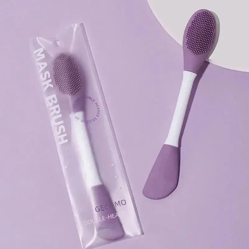 Double Head Silicone Facial Mask Brush Facial Reseller