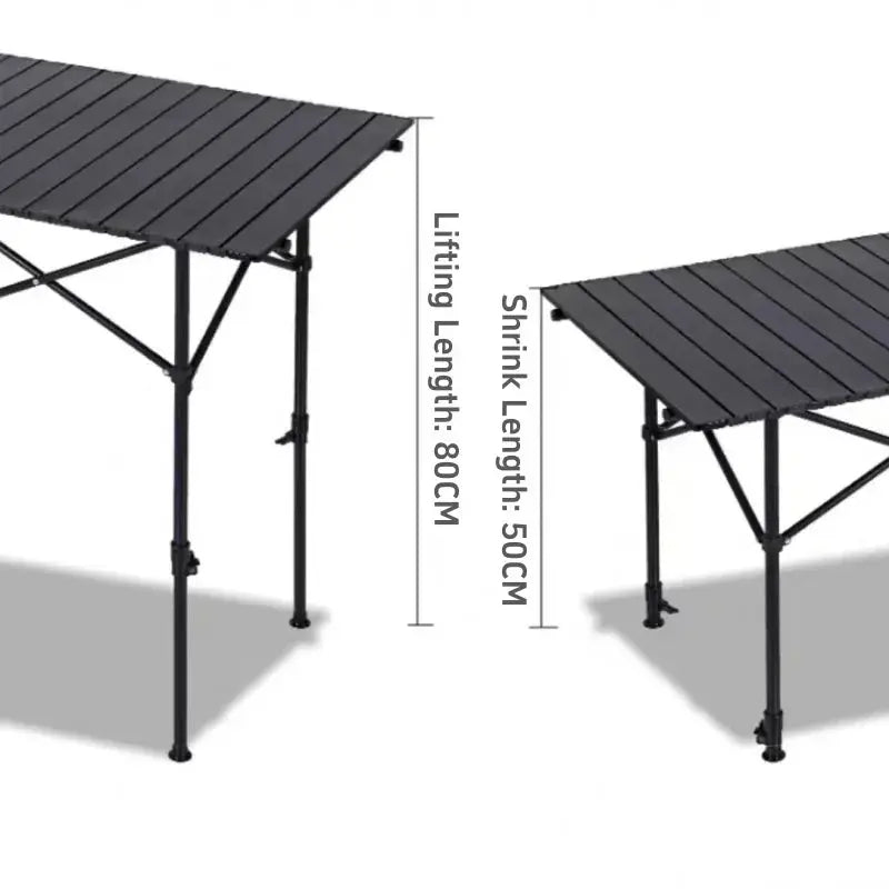 Adjustable Height Camping Table All-terrain Outdoor Reseller