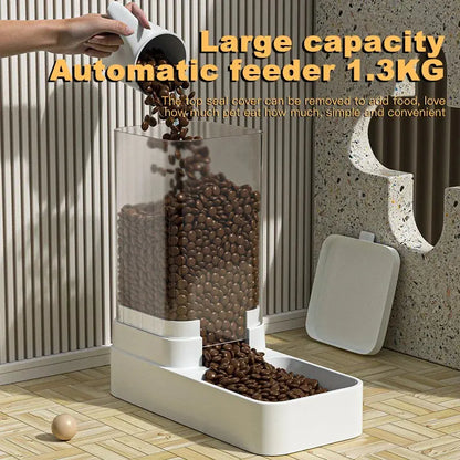 Automatic Cat Feeder & Water Dispenser  Food Storage Reseller