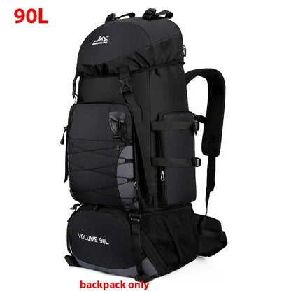 Large 90L Travel Bag Camping Backpack Hiking Army Reseller
