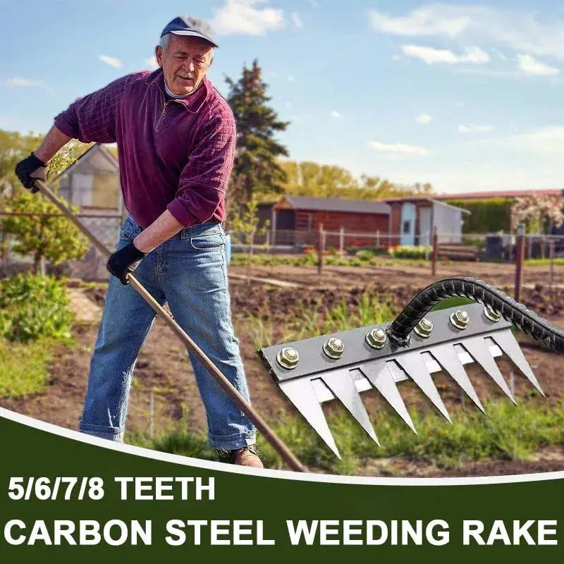 5/6/7/8 Teeth Carbon Steel Garden Hand Rake Farm Reseller