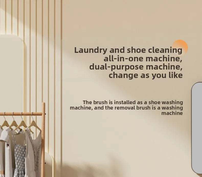 Shoe Washing Machine Automatic Shoe Brushing Machine Roller Type Household Shoe Washing Artifact Small Sock Washing