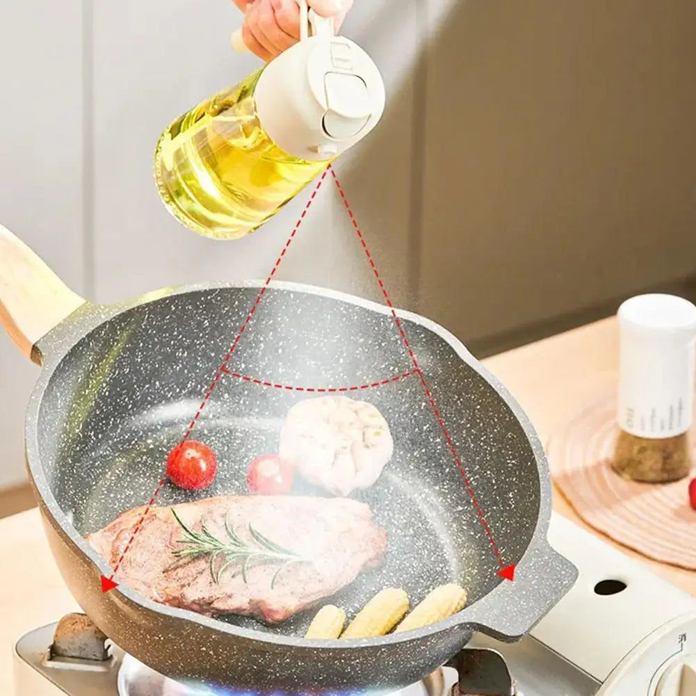 500/600ml Oil Spray Bottle Kitchen Cooking Olive Oil Dispenser For Kitchen BBQ Camping Olive Oil Diffuser Cooking