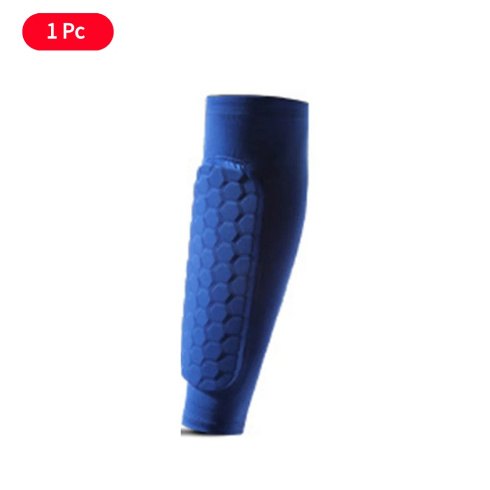 1/2Pcs Sports Soccer Shin Guard Pad For Kids Sleeve Sock Leg Support Football Compression Calf Sleeve Shinguard For Adult Teens