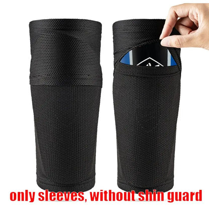 Football Shin Pads Socks Guard Sleeves for Kids Boys Men Shinpads Protector