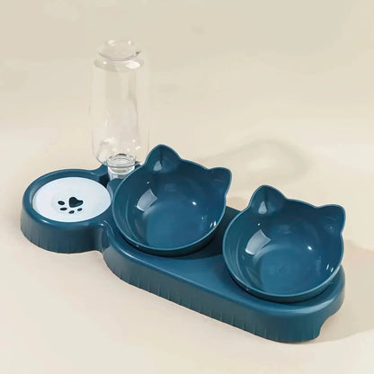 Pet Bowls With Water Feeder, 3 In 1 Ear Design Reseller