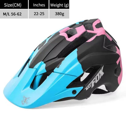 BATFOX Bike Helmet Overall Molded Mountain Road Helmet Ultralight Men Bicycle Cycling Equipment DH AM Casco Ciclismo Bicicleta