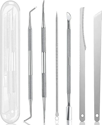 Foot Care Kit Callus Remover File Dead Skin Shaver Cuticle Pusher Pedicure Tools for Hard Tough Skin Beauty Health