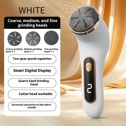 USB charging electric foot polisher, for polishing thick skin on the soles of the feet, portable foot grinder