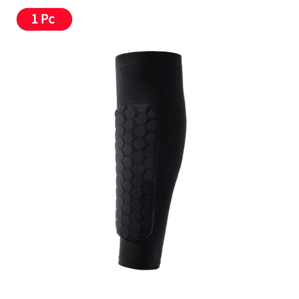 1/2Pcs Sports Soccer Shin Guard Pad For Kids Sleeve Sock Leg Support Football Compression Calf Sleeve Shinguard For Adult Teens
