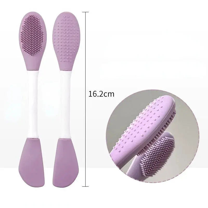 Double Head Silicone Facial Mask Brush Facial Reseller