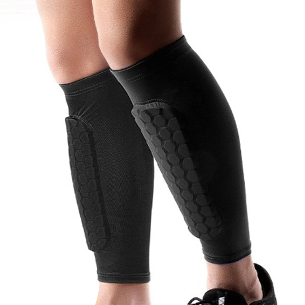 1/2Pcs Sports Soccer Shin Guard Pad For Kids Sleeve Sock Leg Support Football Compression Calf Sleeve Shinguard For Adult Teens