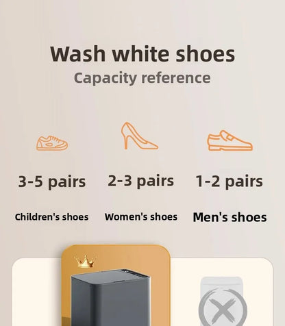 Shoe Washing Machine Automatic Shoe Brushing Machine Roller Type Household Shoe Washing Artifact Small Sock Washing