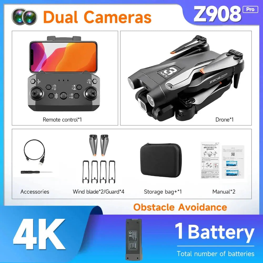 Z908 MAX Mini Drone 4k Professional Camera RC Reseller