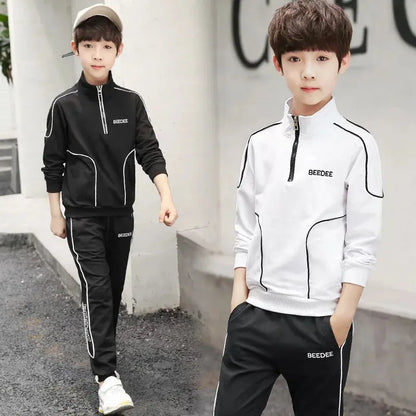 Spring Autumn Teenager Boys Clothing Sets Child Reseller