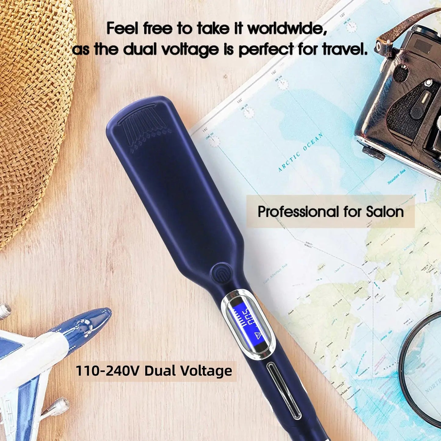 Hair Straightener Curler 500°F Professional Hair Flat Reseller