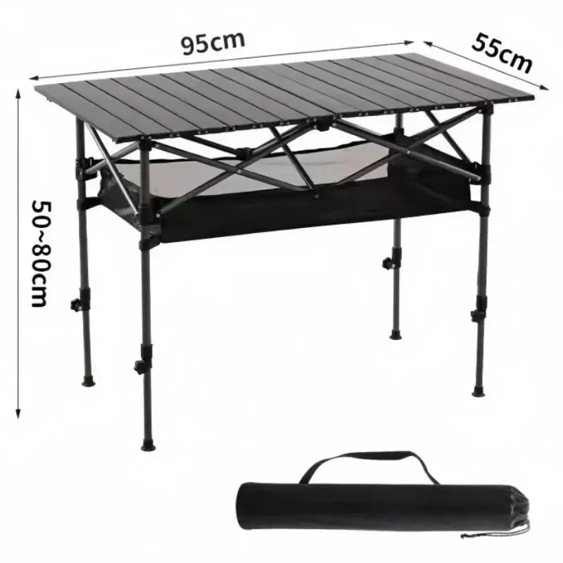 Adjustable Height Camping Table All-terrain Outdoor Reseller