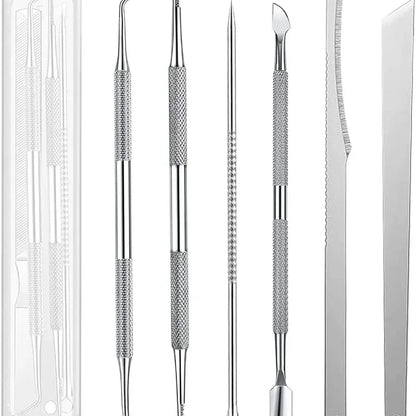 Foot Care Kit Callus Remover File Dead Skin Shaver Cuticle Pusher Pedicure Tools for Hard Tough Skin Beauty Health