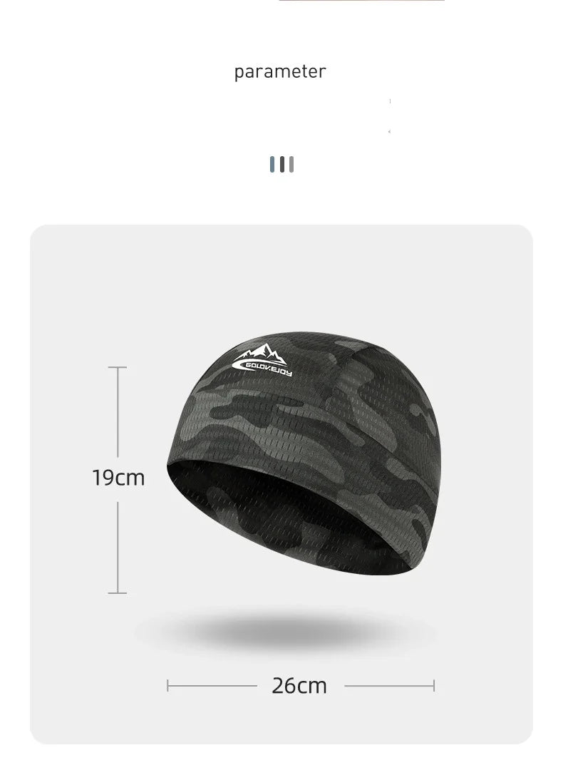 Cycling Cap Quick Dry Anti-UV Sports Hat Cooling Skull Cap Helmet Liner Sweat Cap for Outdoor Bike MTB Running Hat For Men Women