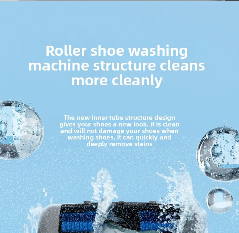 Shoe Washing Machine Automatic Shoe Brushing Machine Roller Type Household Shoe Washing Artifact Small Sock Washing